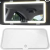 Espejo Con Luz Led Para Auto 2 Espejo Con Luz Led Para Carro